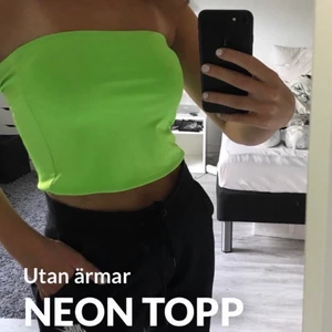 Neon topp - Sommar topp utan ärm i neon! Sitter bra, stolek S (jag är 162)
