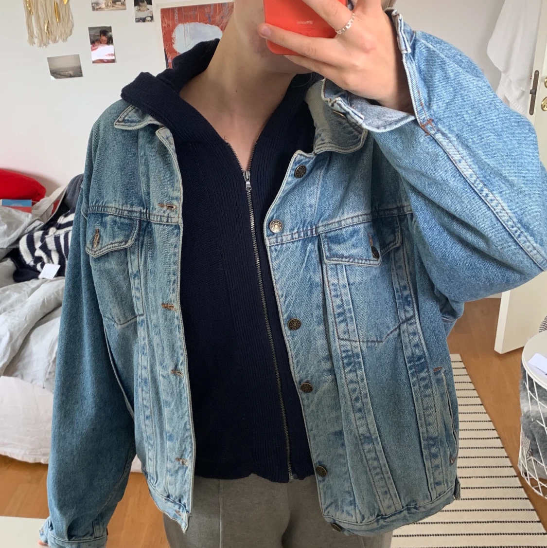 Overzised jeansjacka