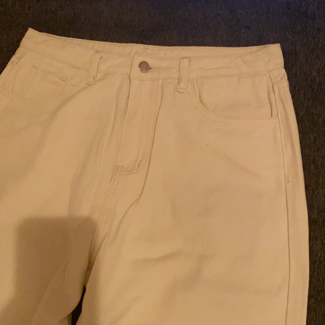 Ficka slätt jeans (vitt) - 91