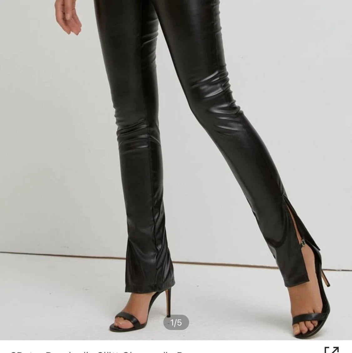 Dragkedja slätt Glamourös Byxor