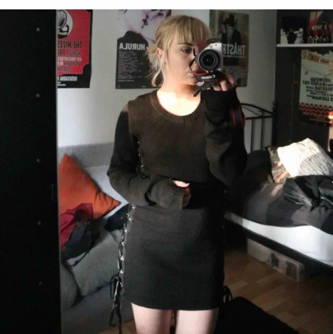 Långärmad klänning - 90