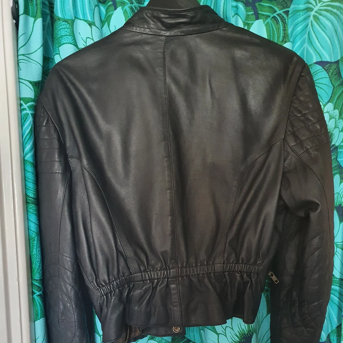 Vintage biker skinnjacka - 91
