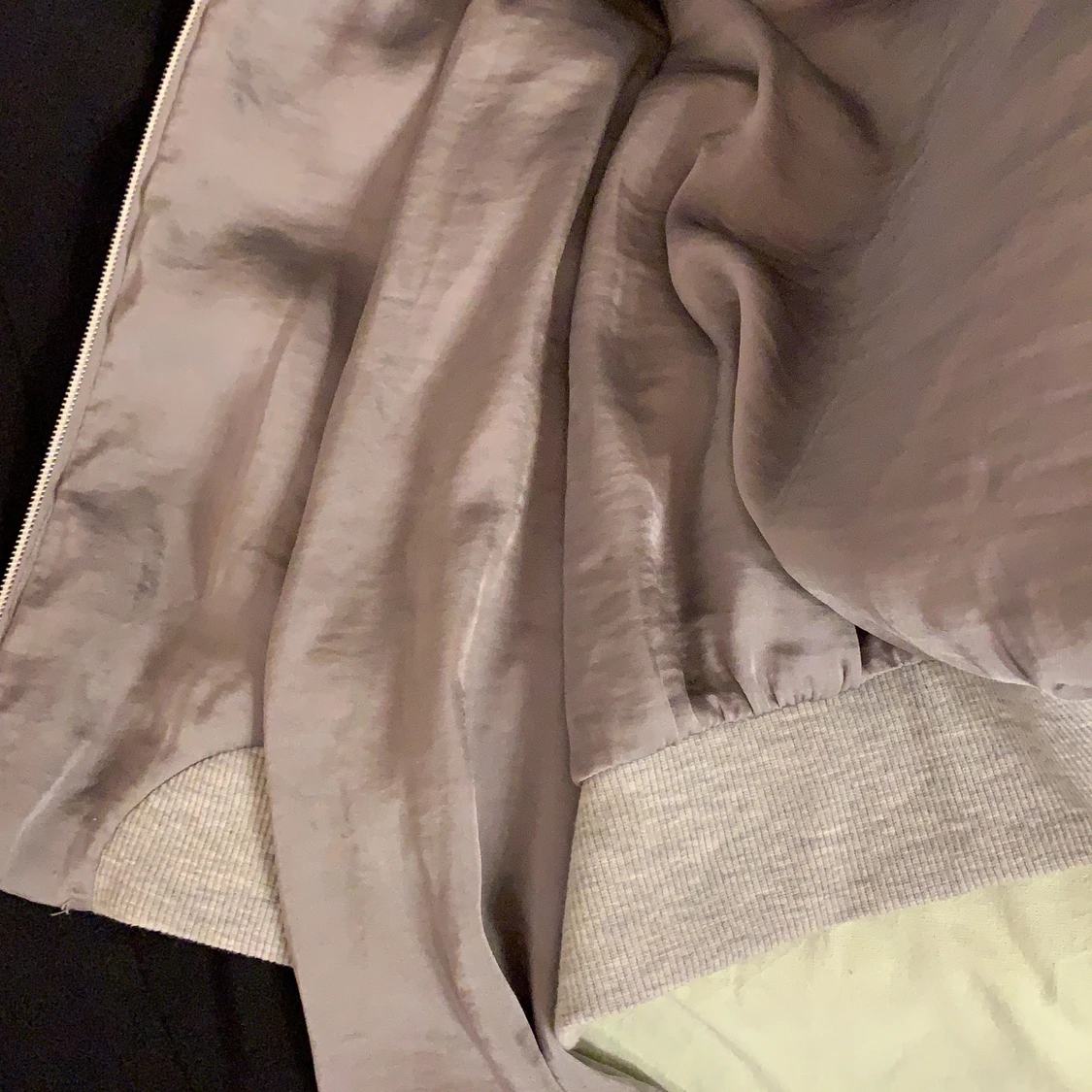 Skitfin grå bomberjacka i kofta strl Xs - 91