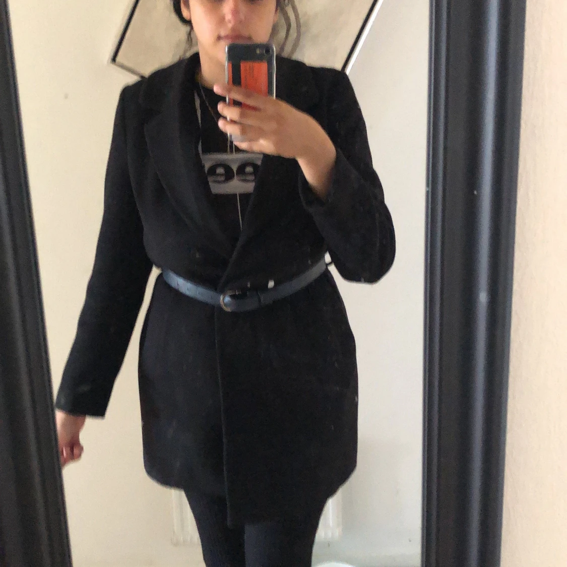 Kappa med päls som man även kan ta bort  - 90