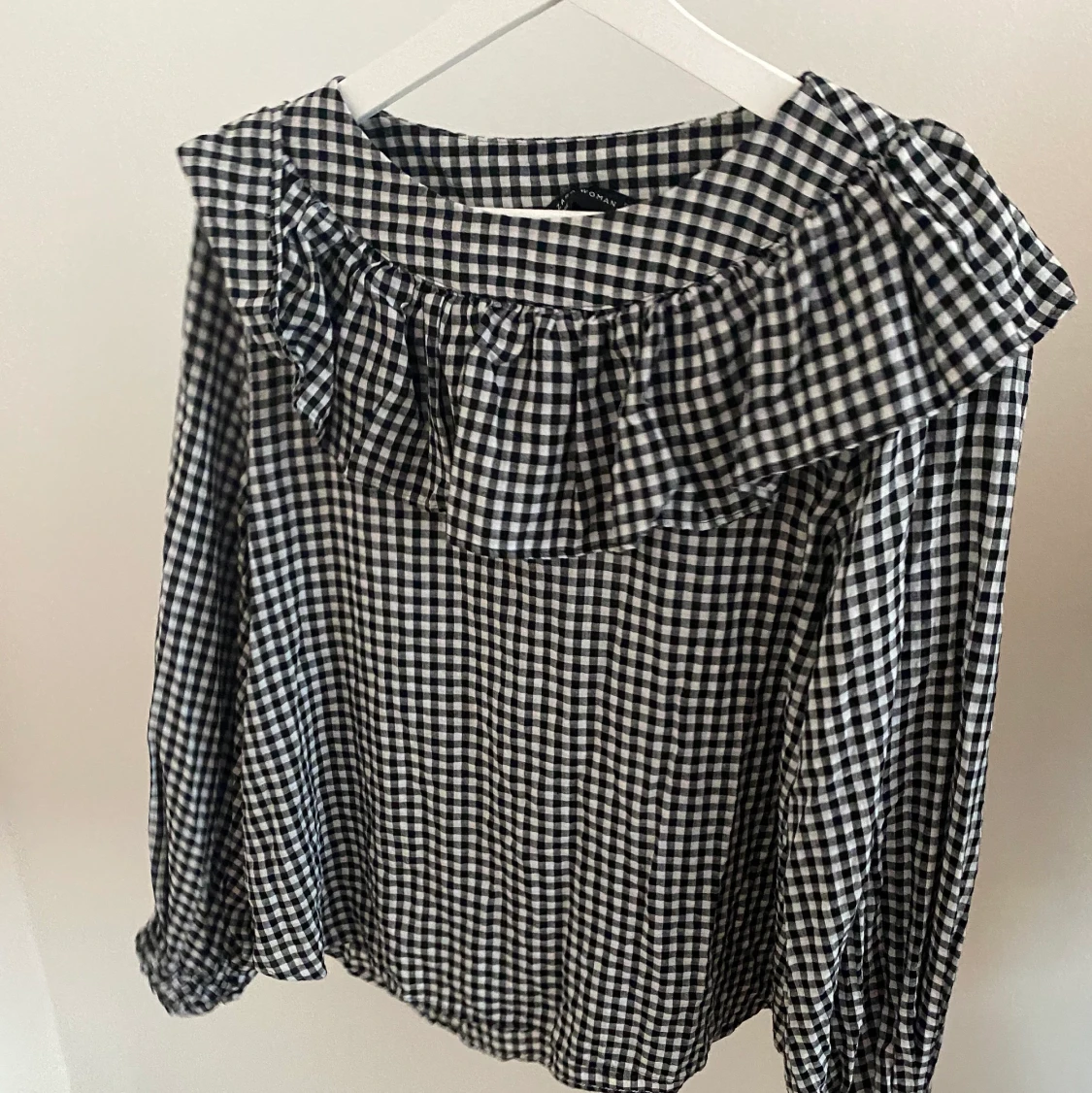 Checked Zara blouse 