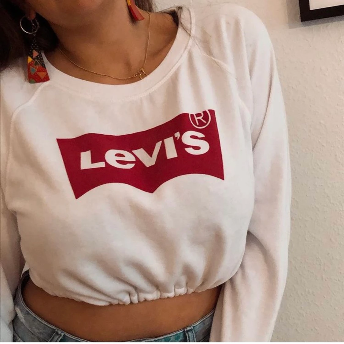 Croppad leviströja - 90