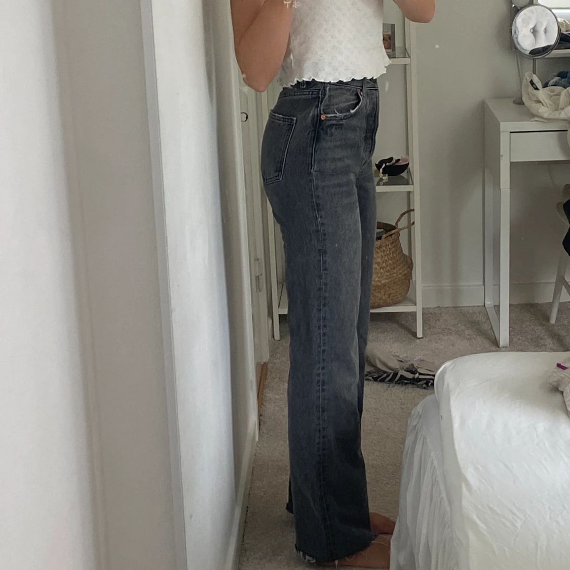 Långa raka jeans  - 90