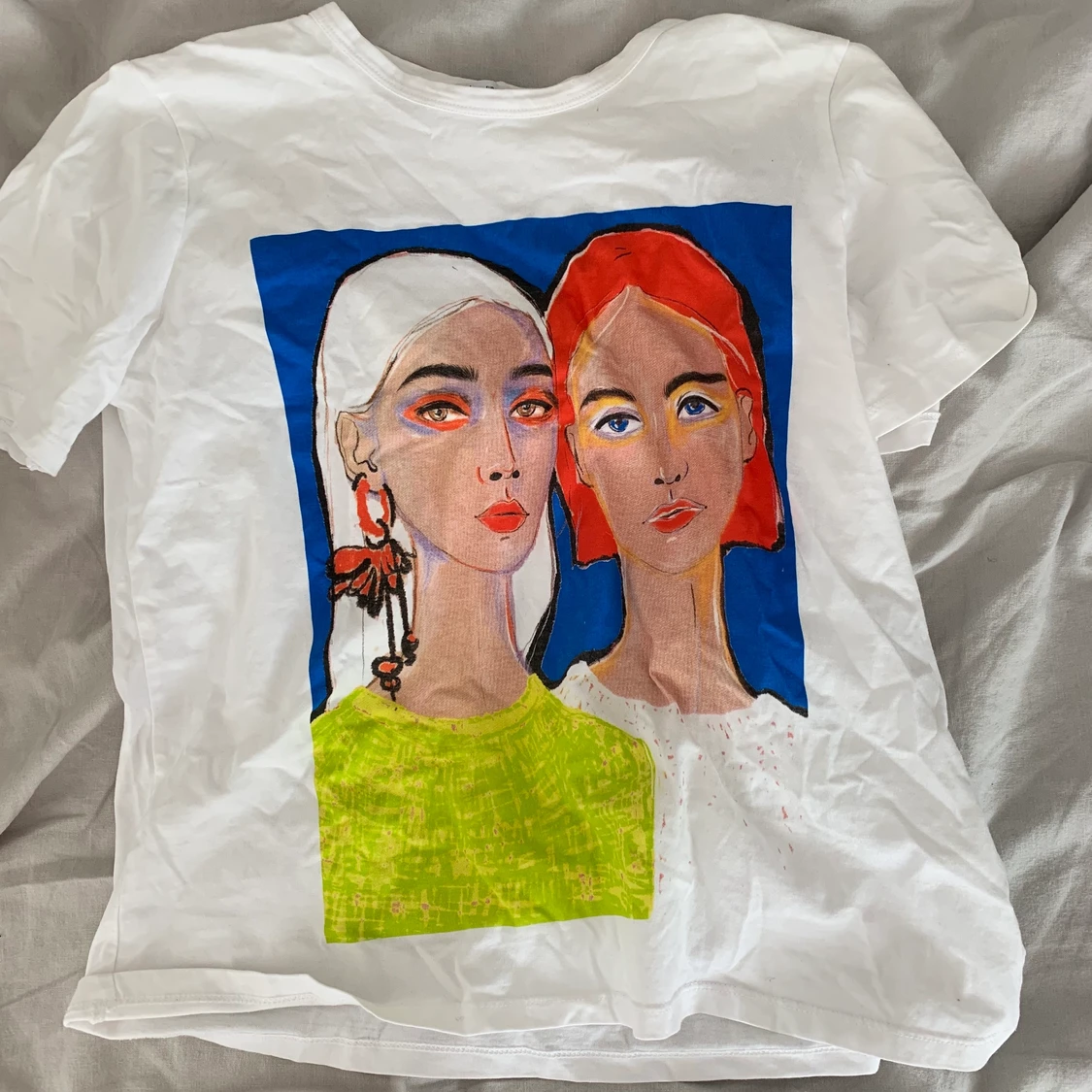 T-shirt med tryck från zara - 90