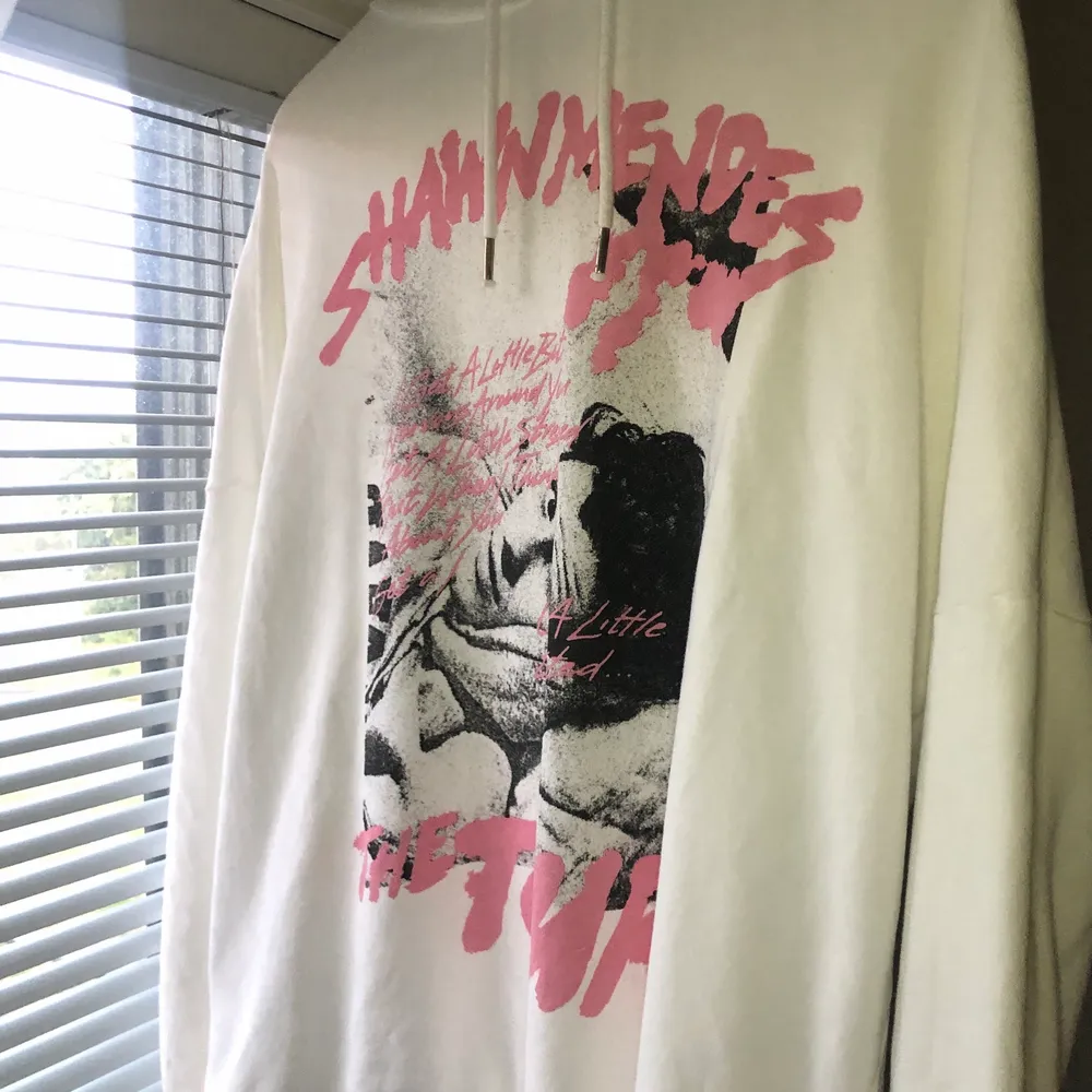 Säljer en oanvänd Shawn mendes hoddie. Kan mötas upp i Göteborg men annars står kunden för frakten 💞den är i free size o passar alltså alla storlekar. Hoodies.