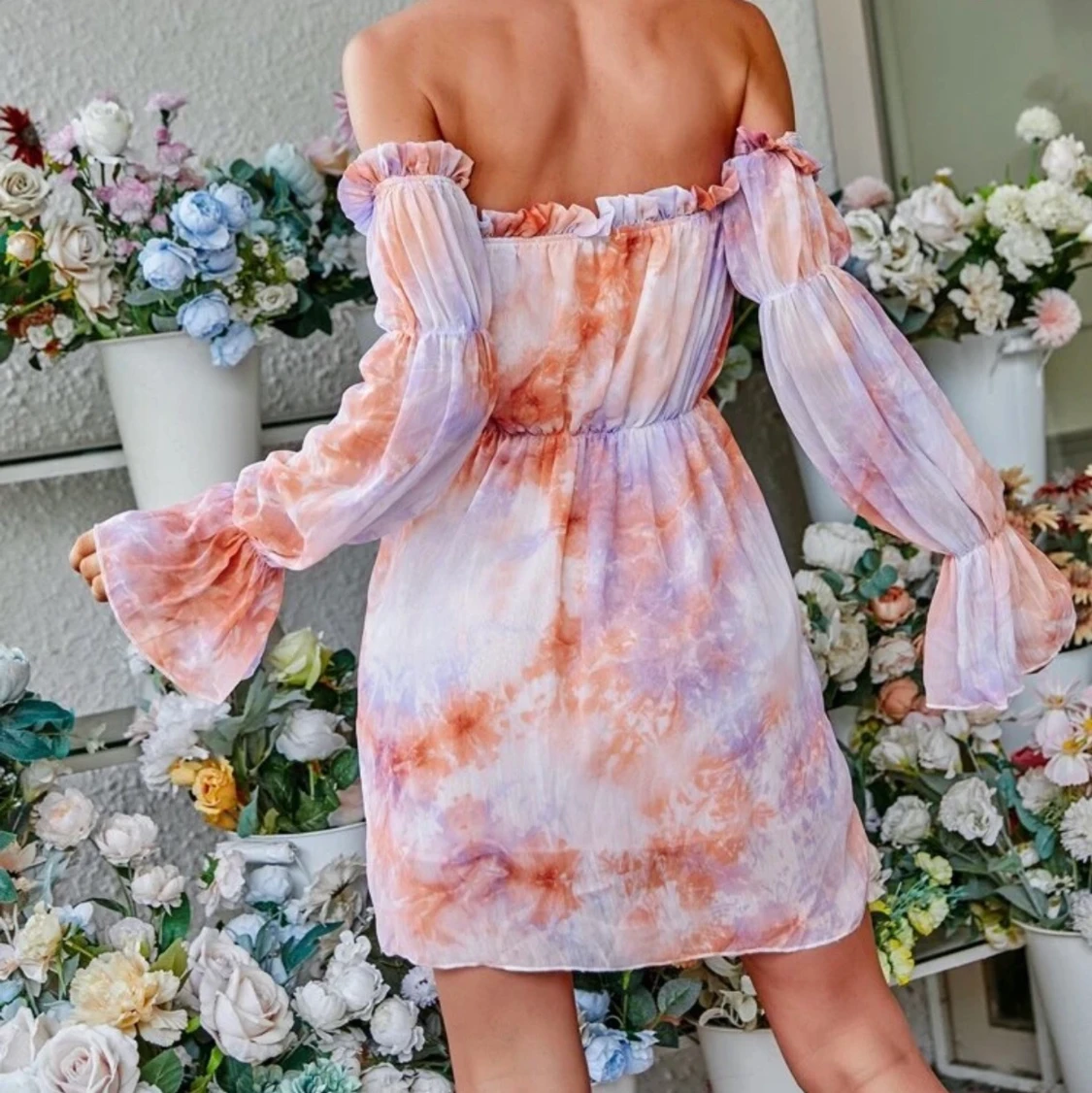 Sommar klänning offshoulder mo small ny  - 90