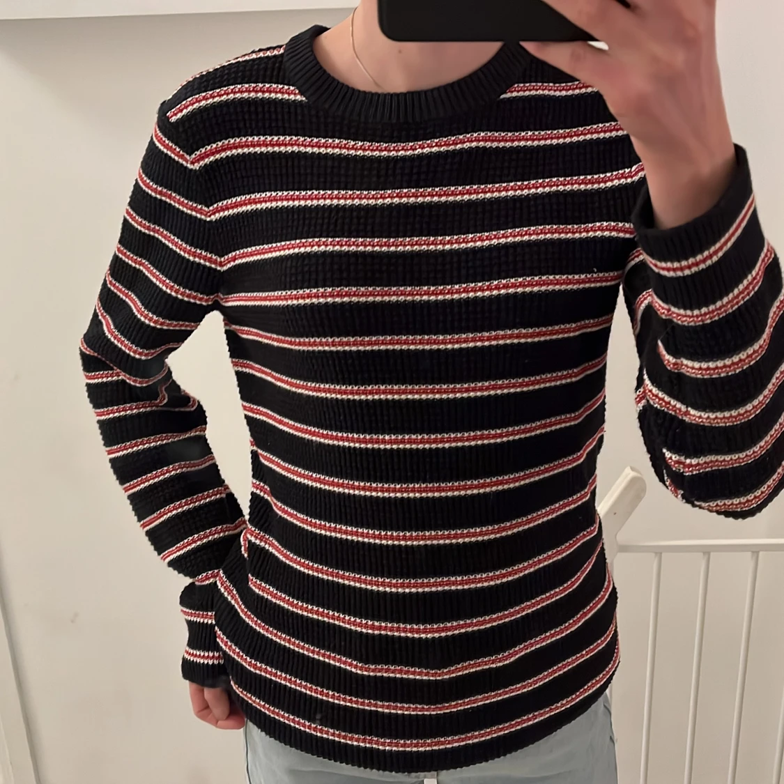 H&M stickad tröja, xs  - 91