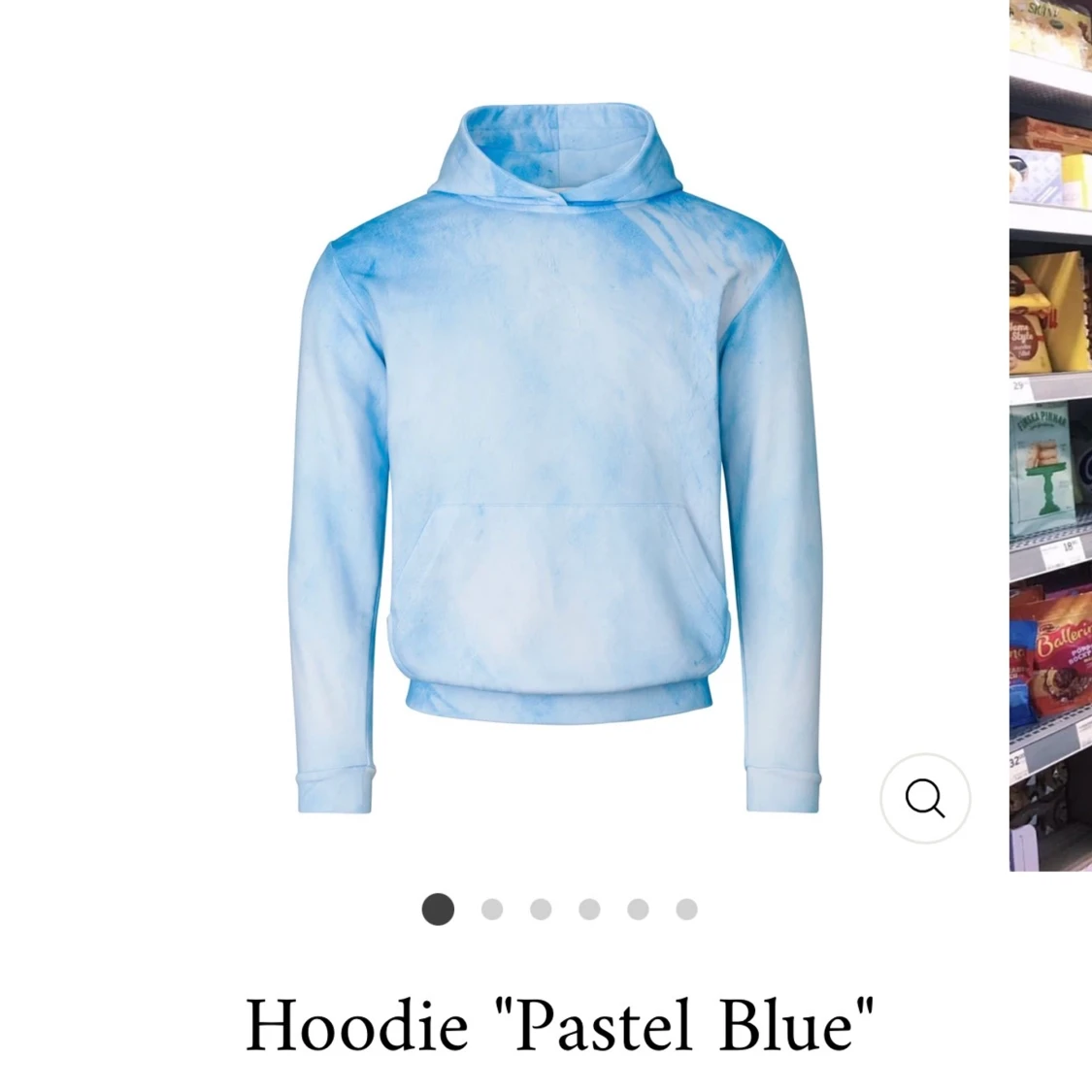 Ljusblå hoodie🤌🏻 - 90