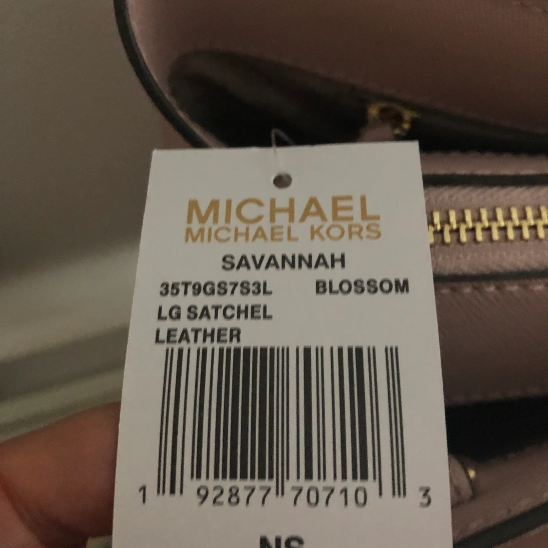Ny Michael Kors Handväska Rosa Saffiano - 91