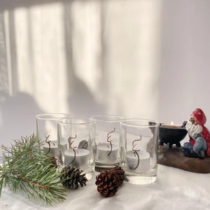 Ljusstake/dryckesglas  - Dessa funkar lika bra som dryckesglas eller ljusstake, vid fler bilder eller frågor kontakta mig gärna☺️