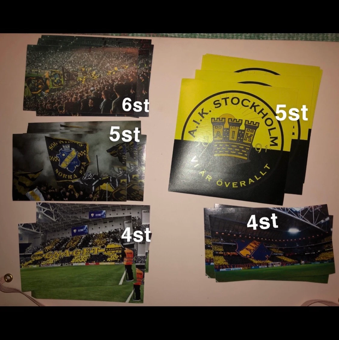 AIK klistermärken/stickers