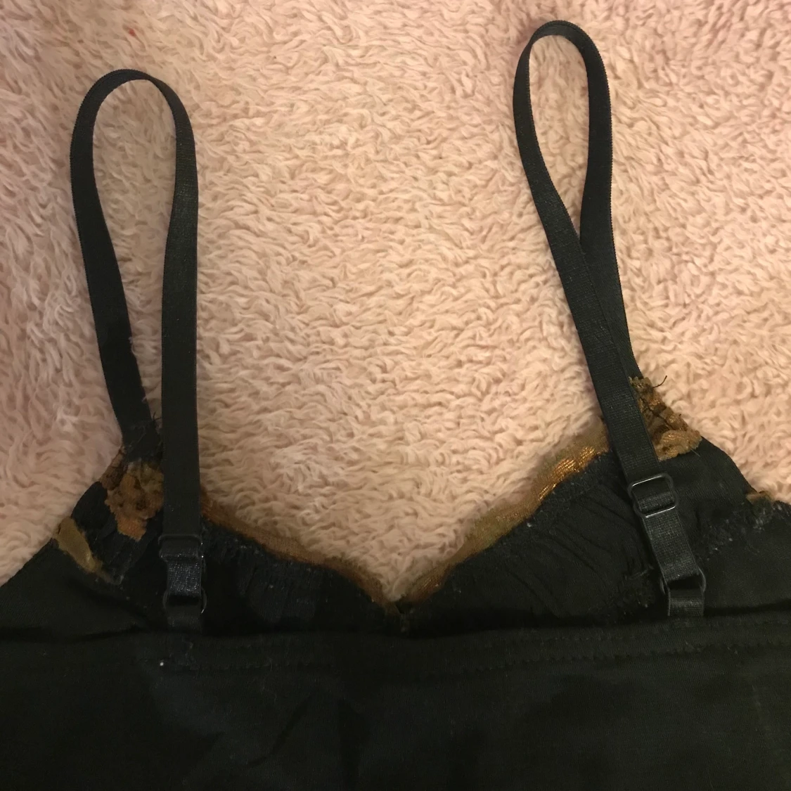 svart spets top - 91