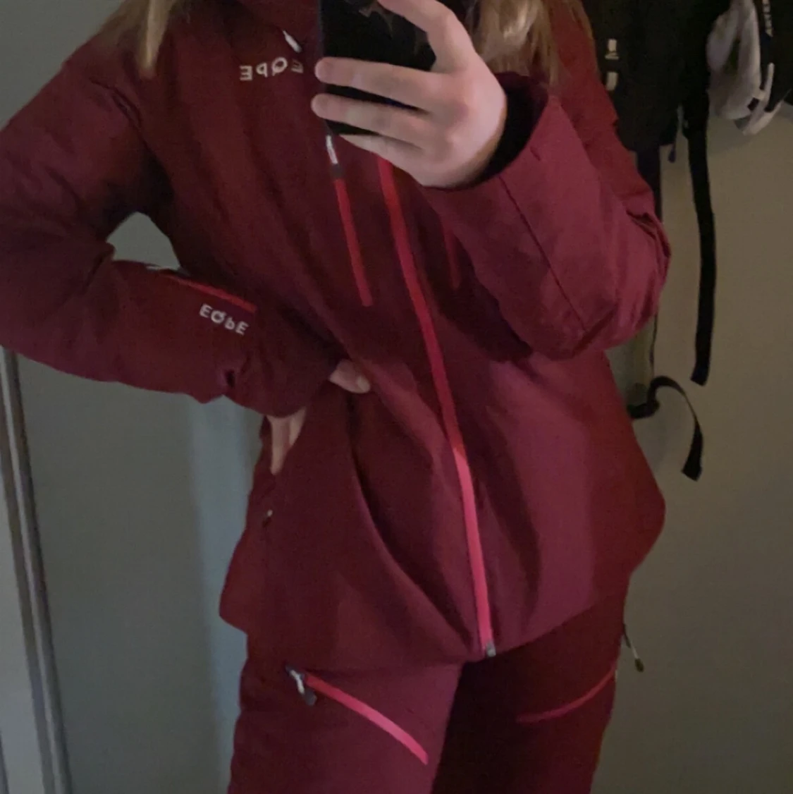 EQPE skidställ - Vinrött