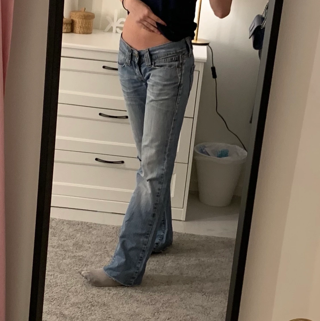 Lågmidjade jeans - 90