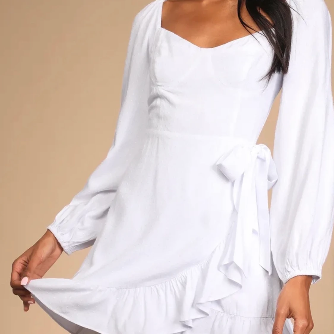 Vit studentklänning  - 91