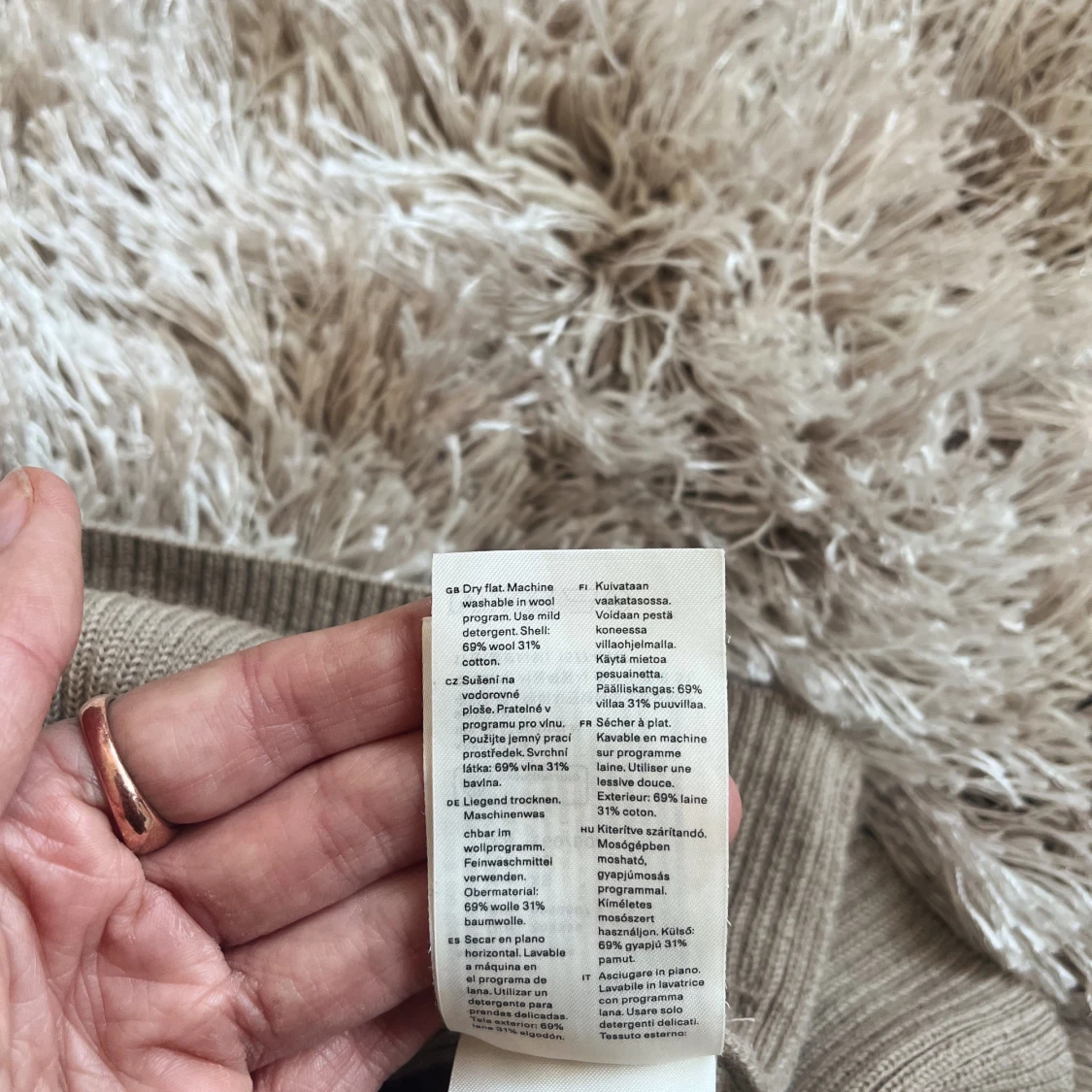 Beige tröja Arket xs-s - 91