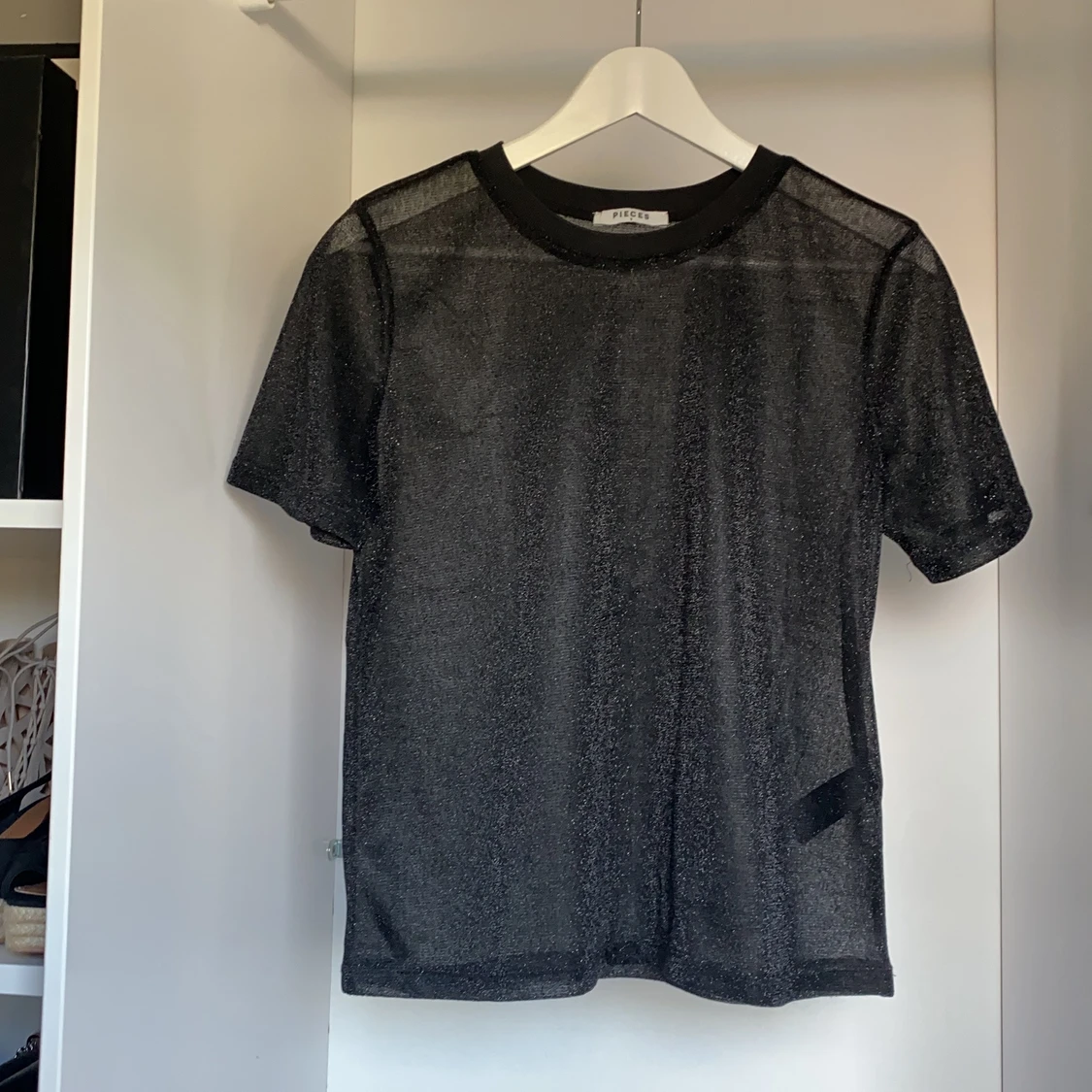 Glitter topp, oanvänd, S