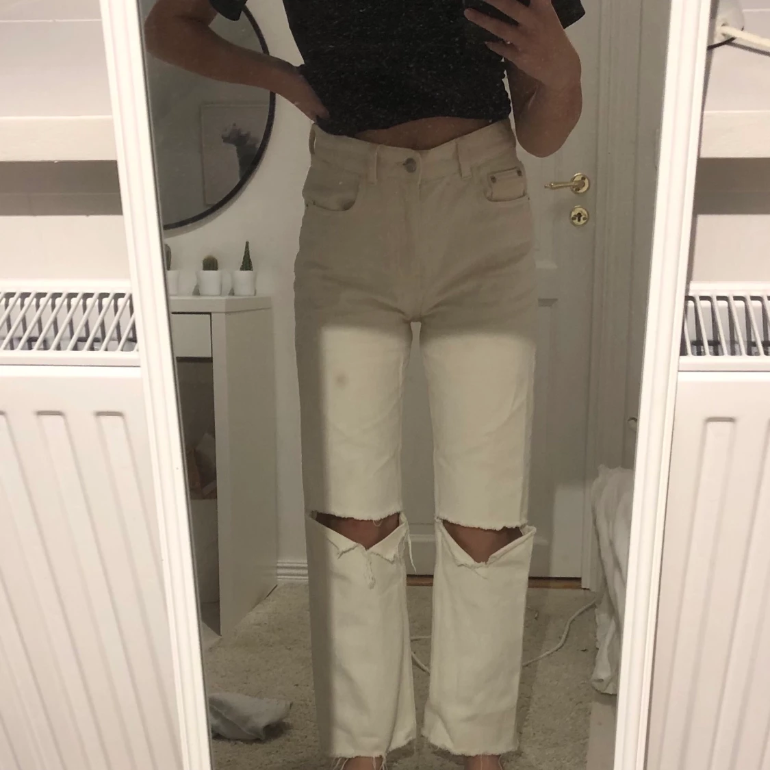 Super fina beige jeans - 90