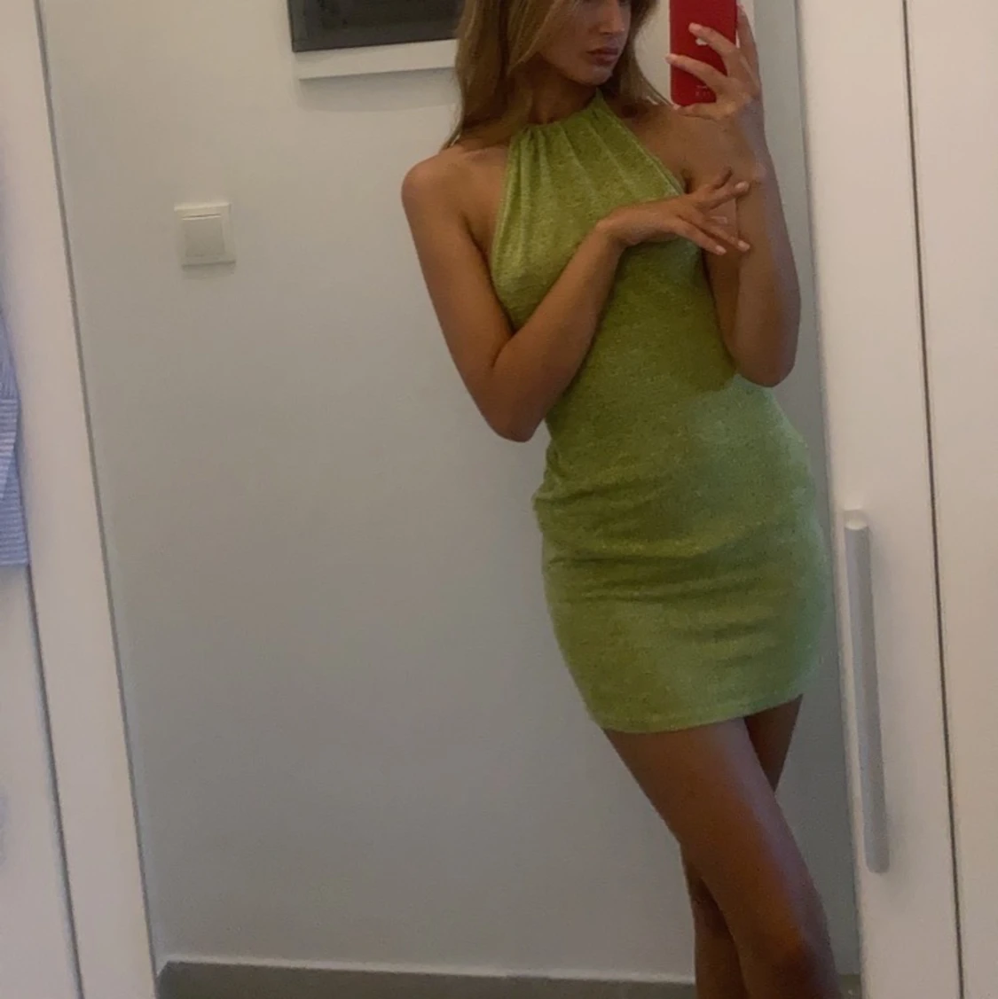 Grön klänning  - 90