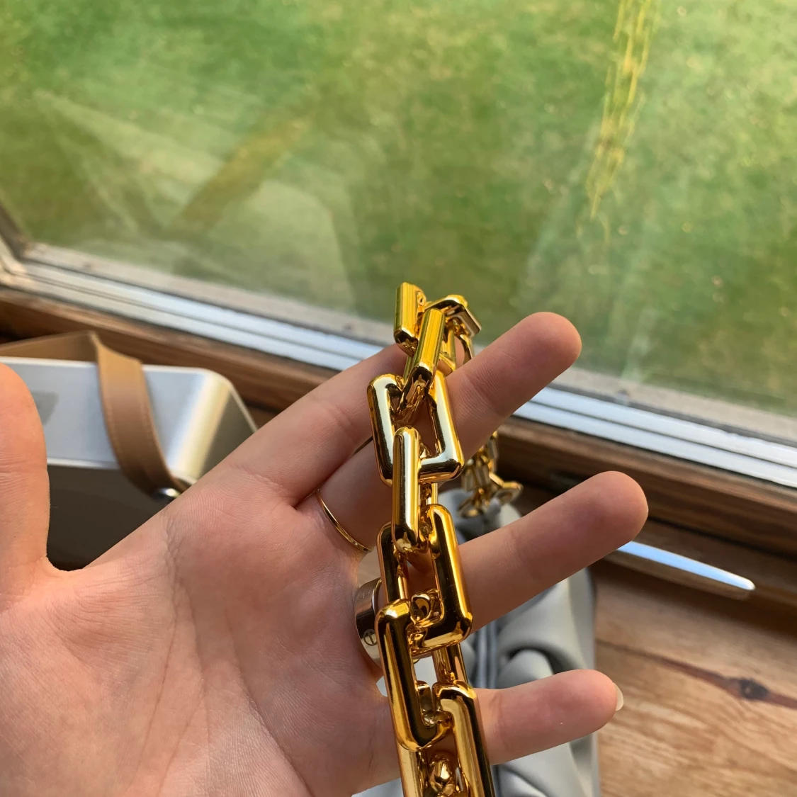 Gråblå väska  - 90