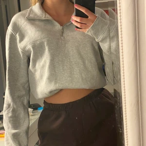 tröja - halv zip-up sweatshirt!❤️ frakt tillkommer!