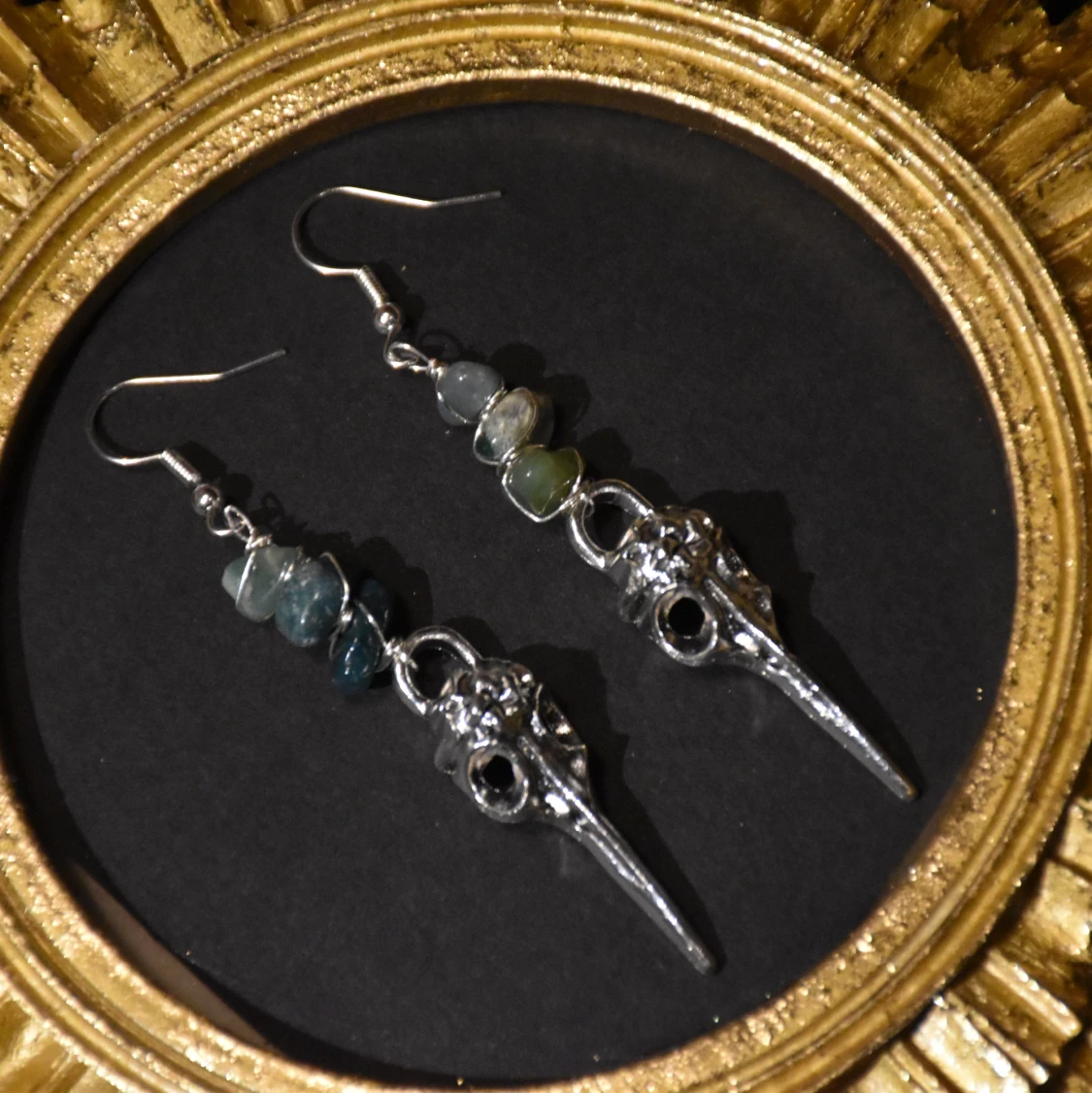 Örhängen fågelskalle  - 91