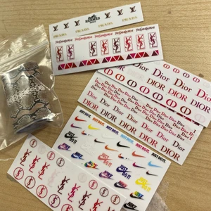 Nageldekorationer - Nagelklistermärken och folie. Frakt ingår❣️