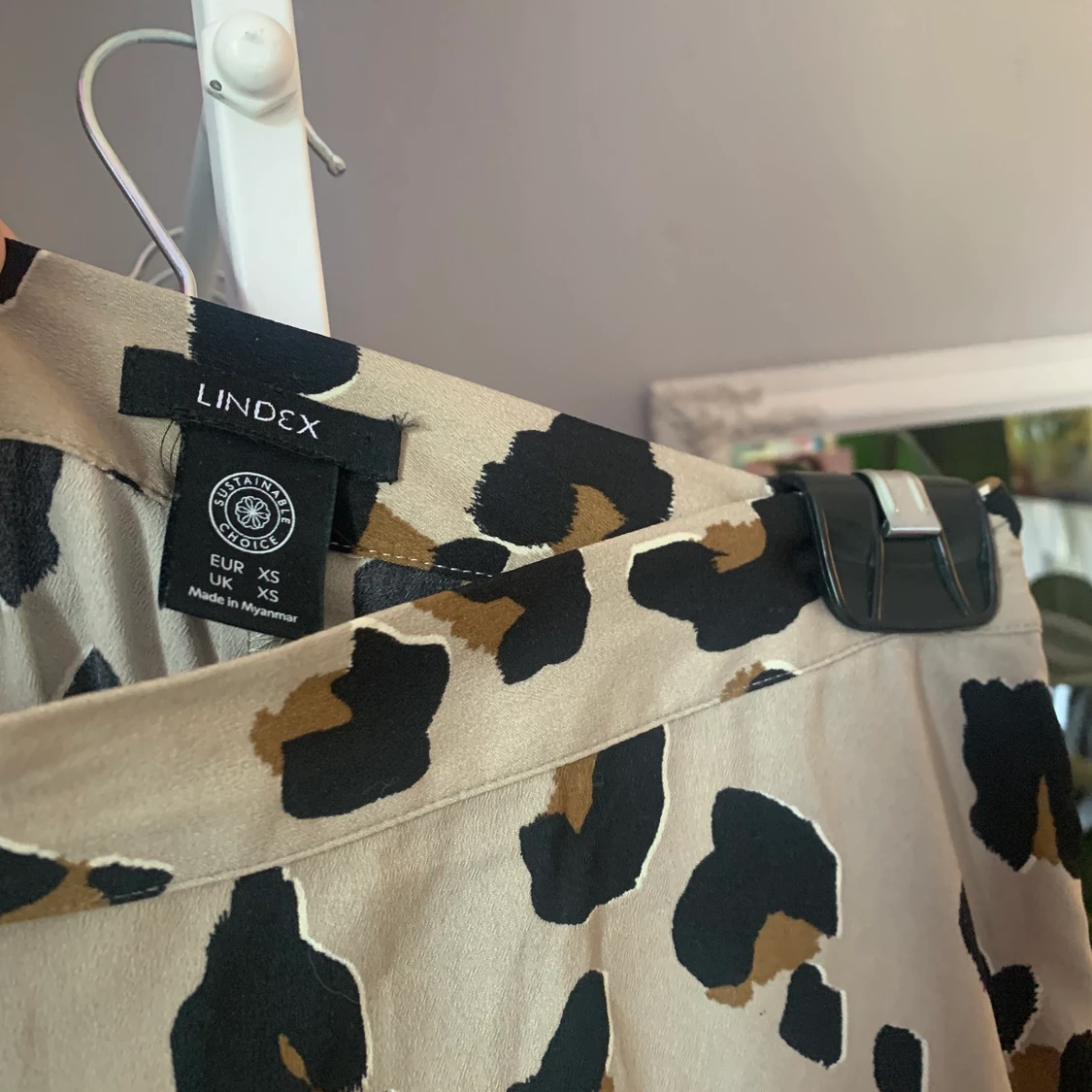 Kjol leopardmönstrad  - 91