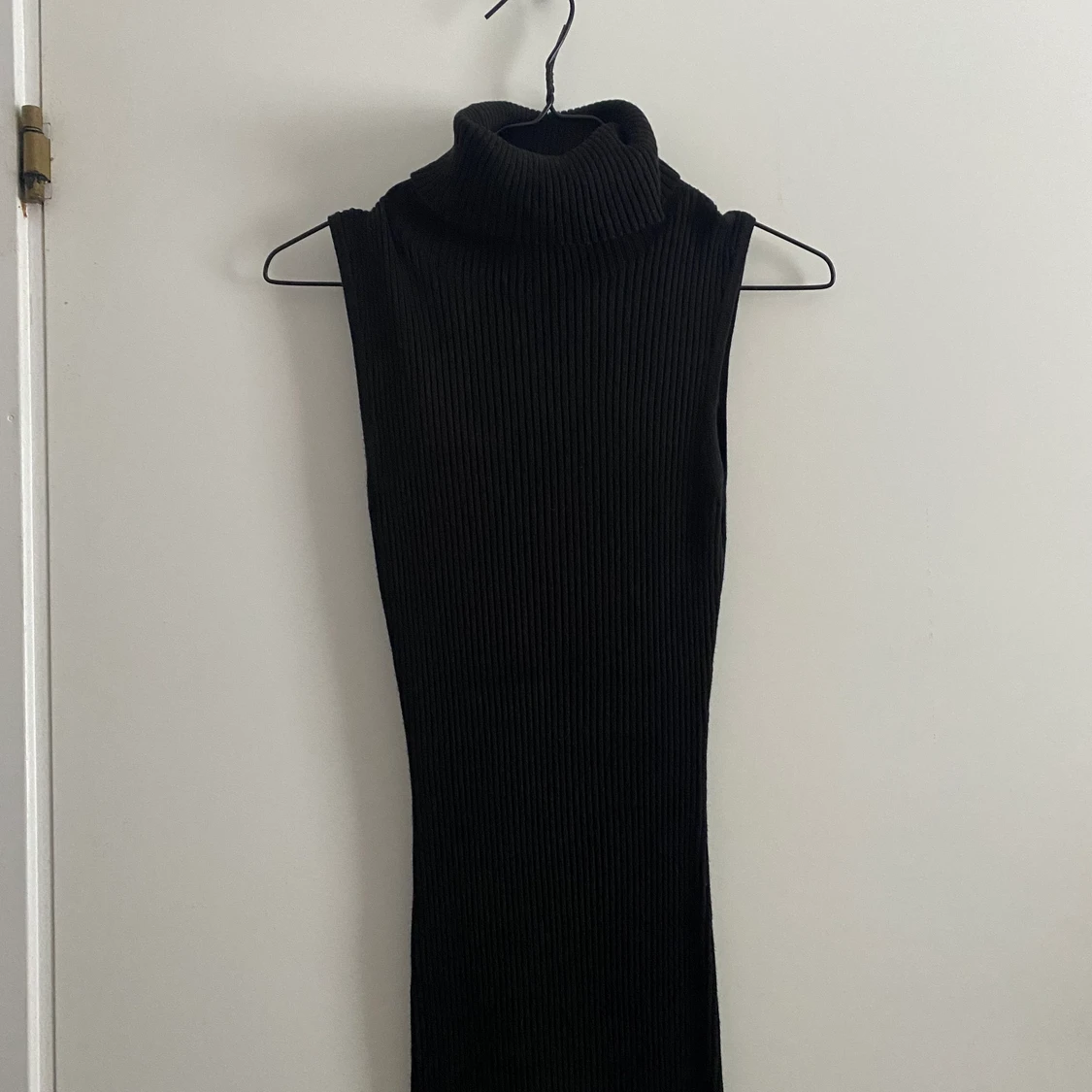 Svart klänning med polo