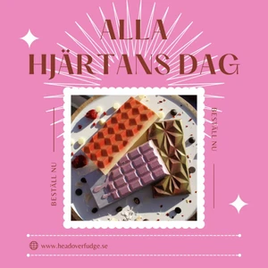 Fudge bars  - Alla hjärtans dag edition 💕