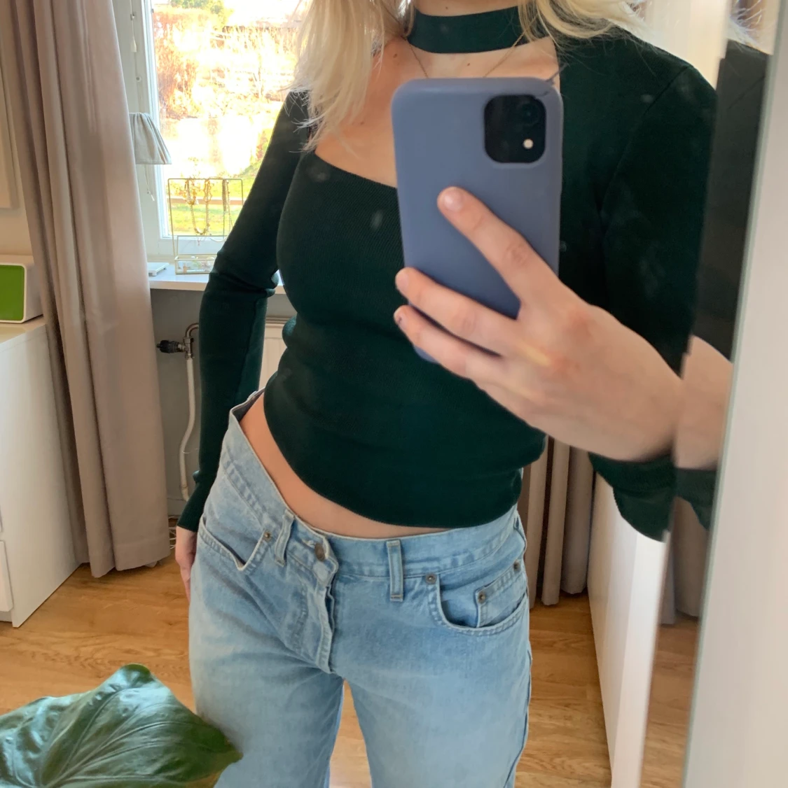 Lågmidjade raka jeans - 90