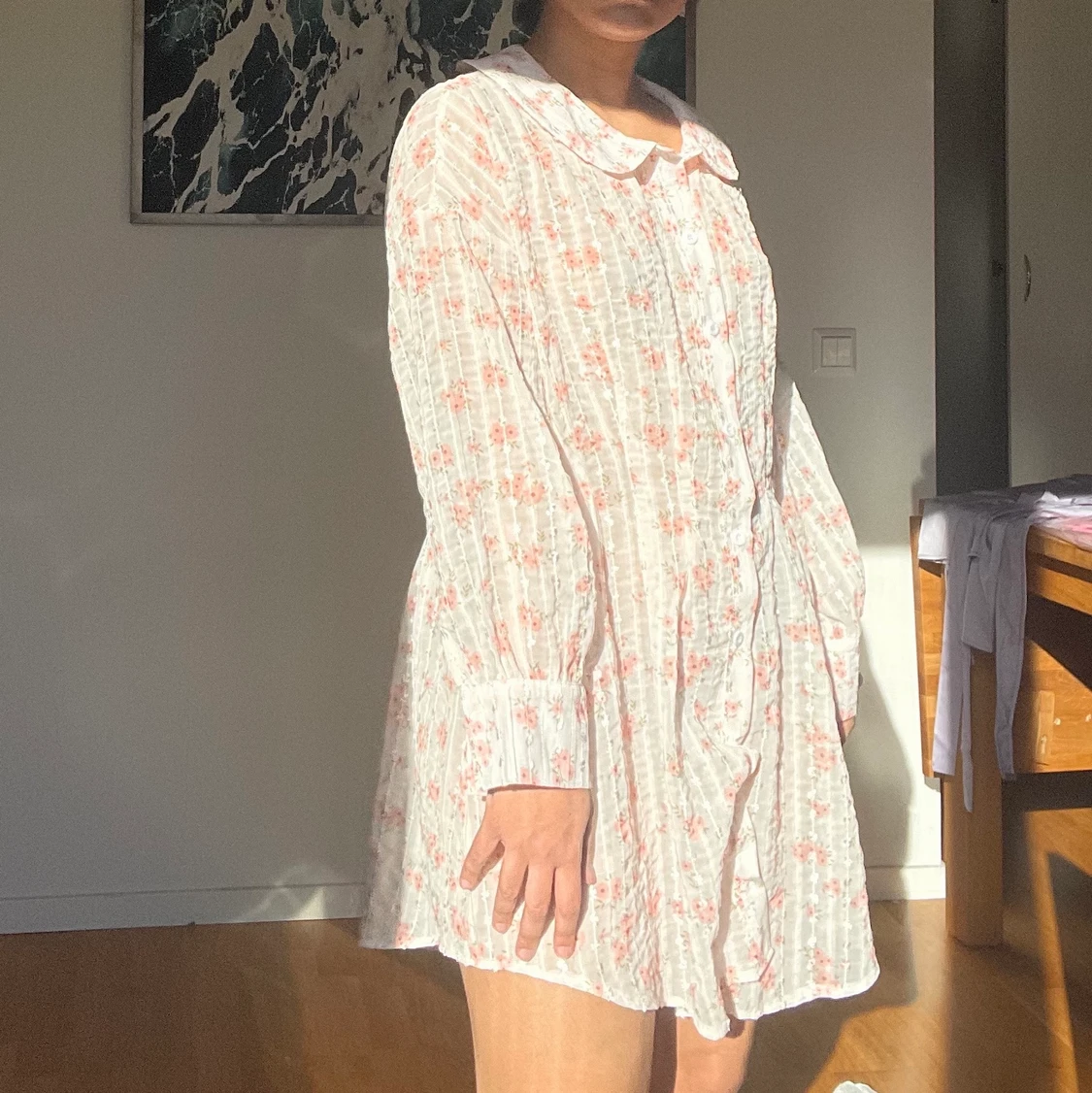 Blommig sommarklänning - 90