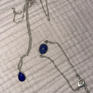 Silversmycken - Vet ej vad det är för sten, men det är äkta silver.