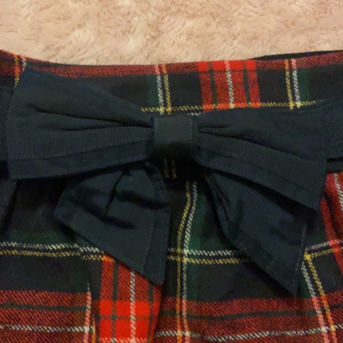 Rutig mini kjol - 90