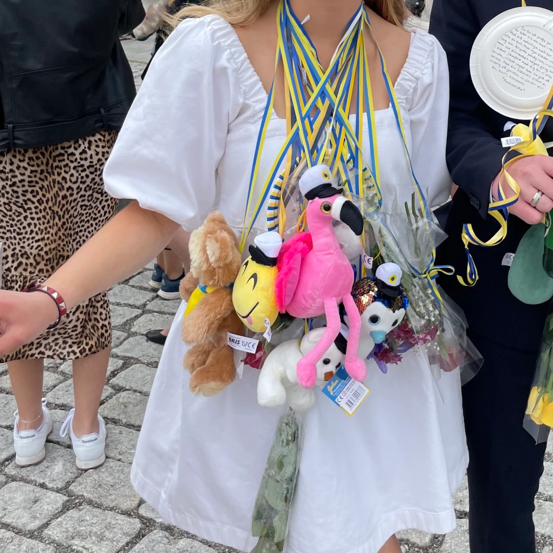 Vit studentklänning - 91