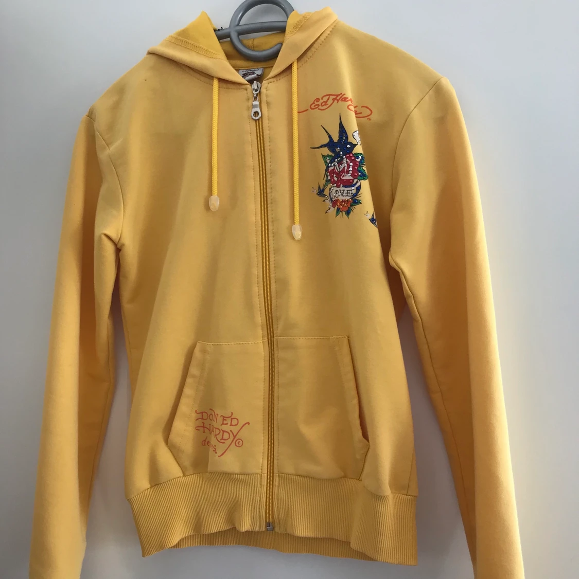 Gul Ed hardy jacka - 91