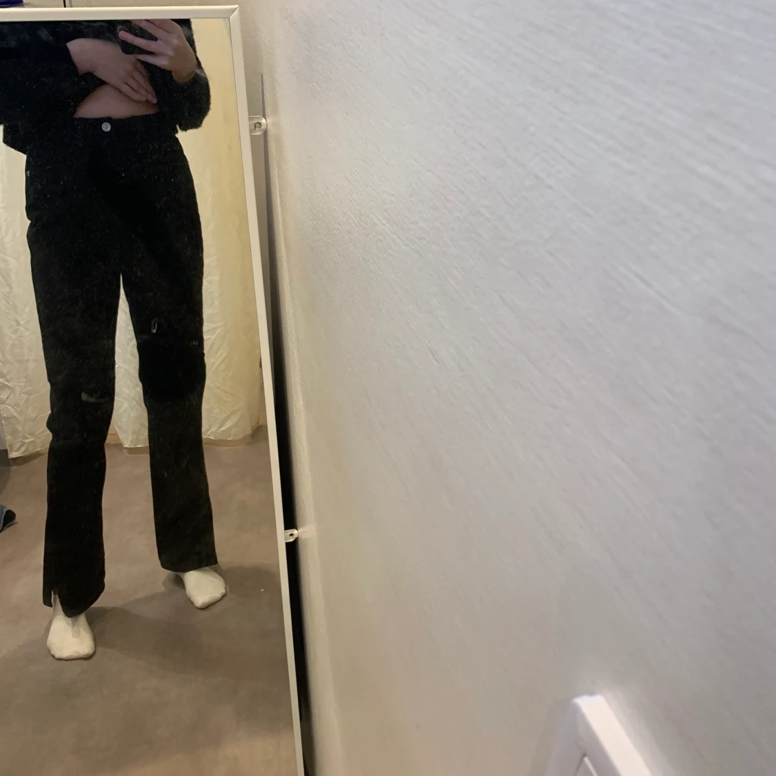 Jeans med slits - 90