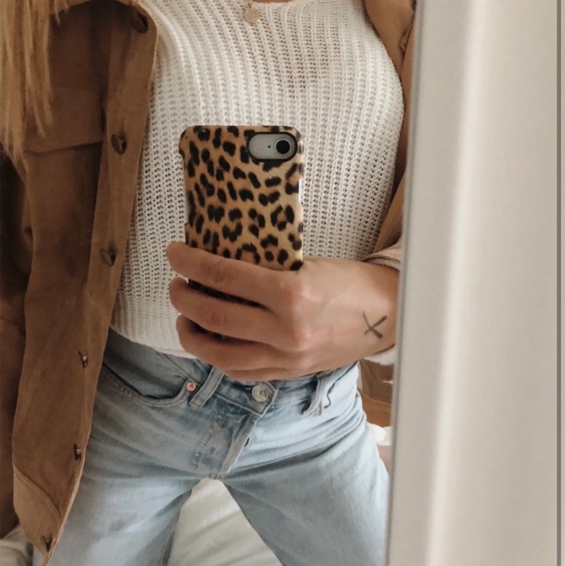 TRENDIG BRUN JACKA  - 90