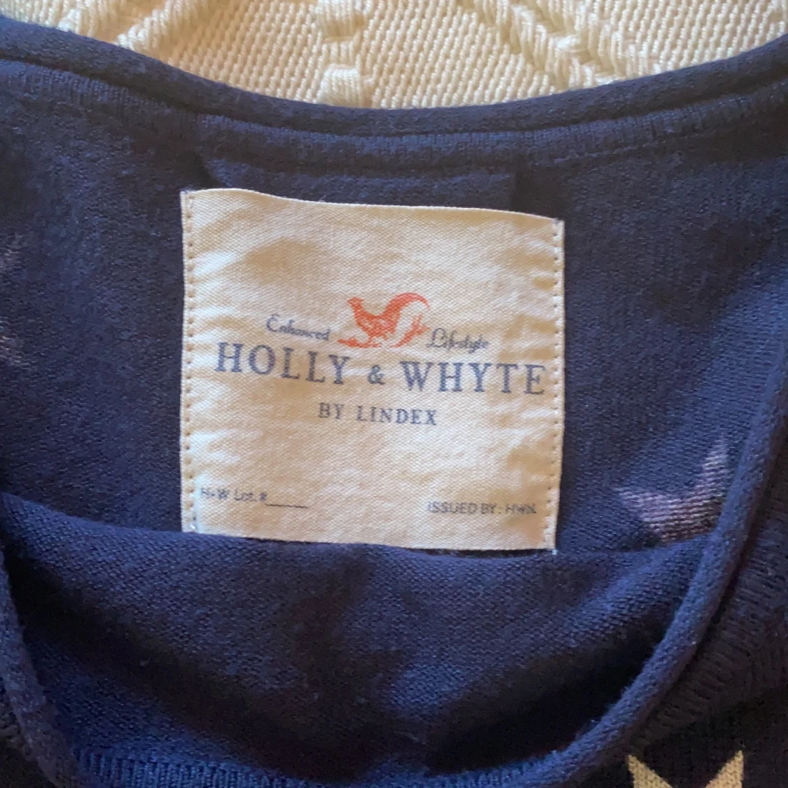 Holly & white mörkblå stjärntröja - 90
