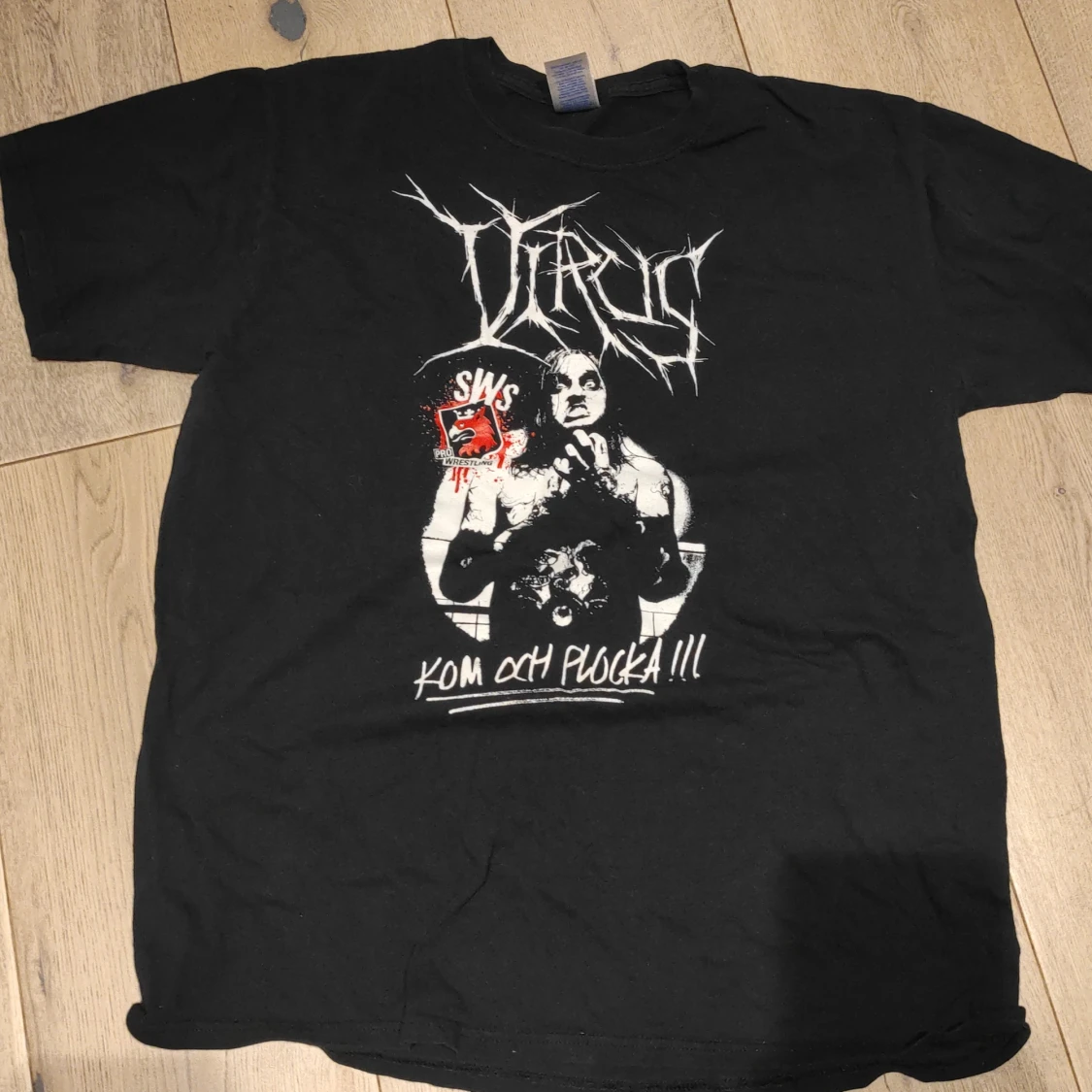 T-shirt med tryck, L