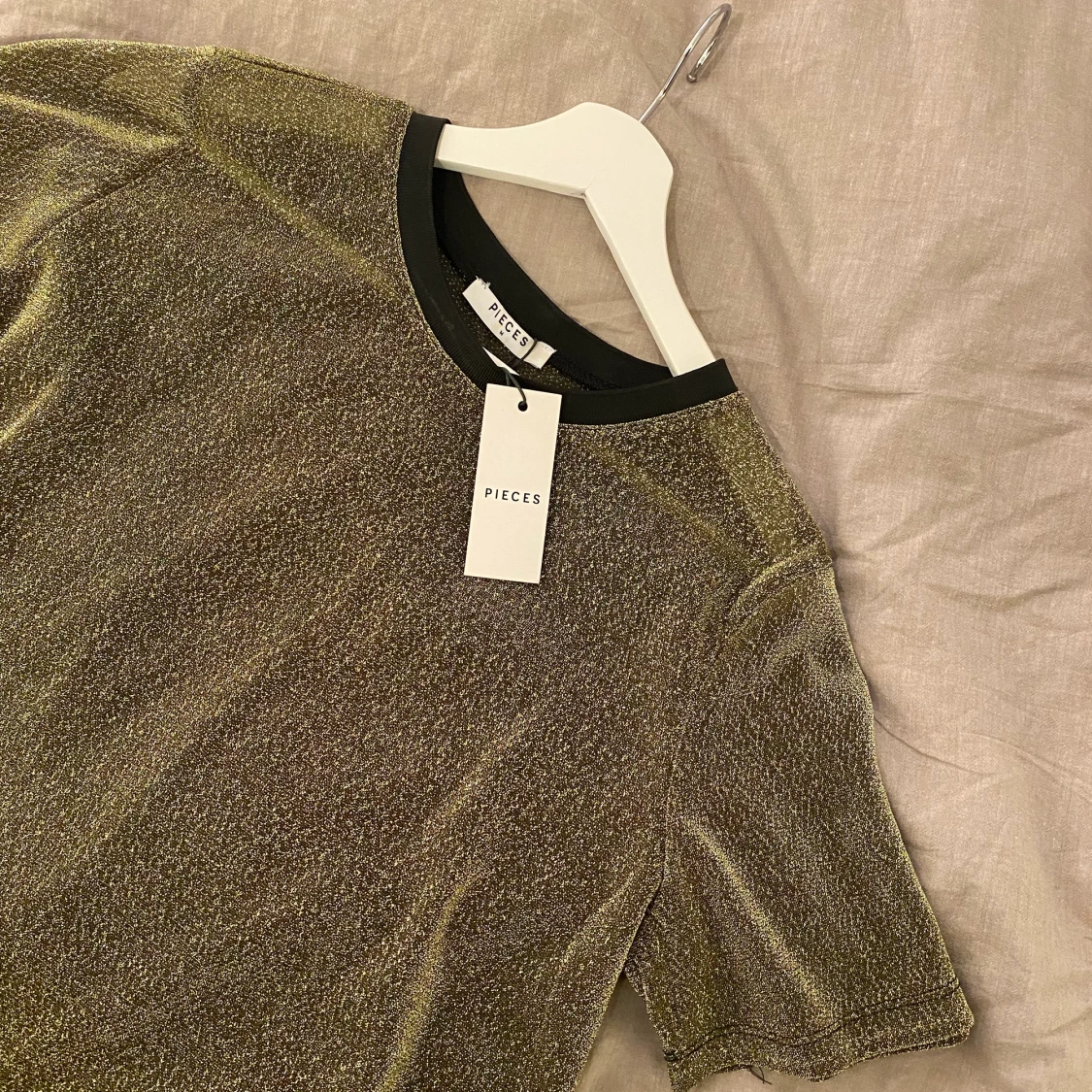 Festlig glitter topp  - 90