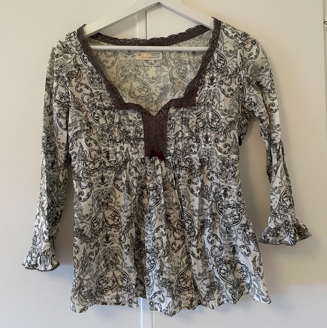 Grön odd molly blus