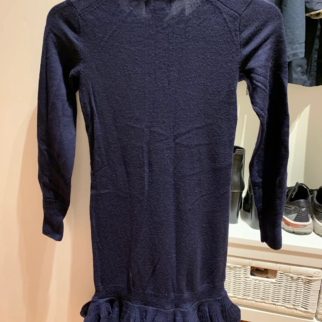 Ralph Lauren klänning blå merinull  - 91