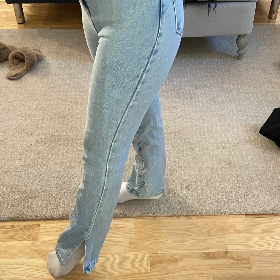 Jeans med slits - 90