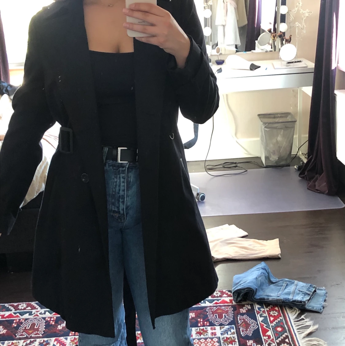 Svart kappa strl 38 - 90