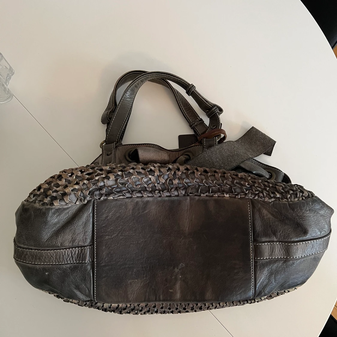 Au79 väska, äkta läder  - 91